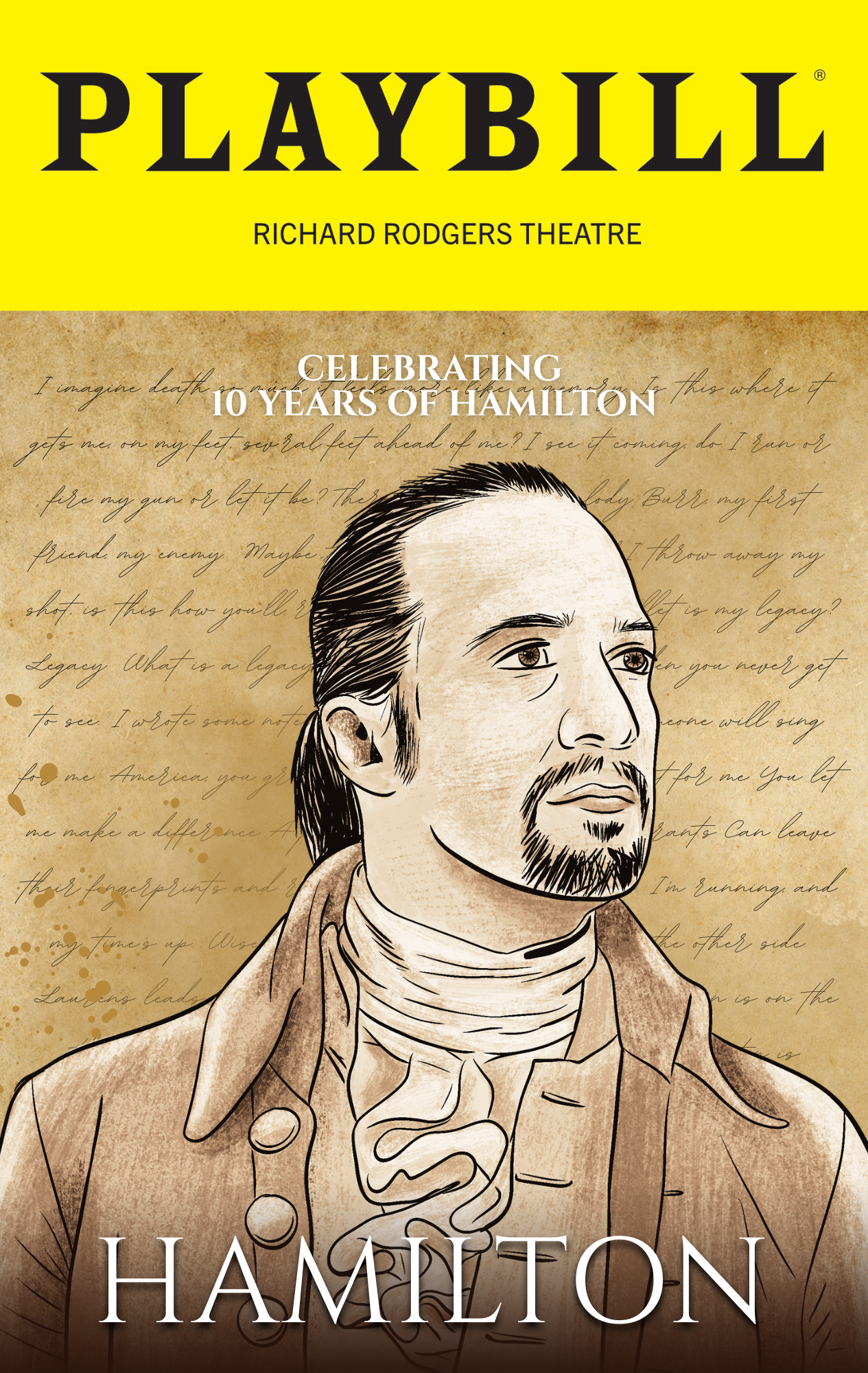 Playbill Hamilton